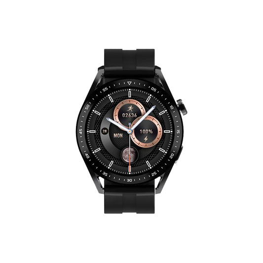 Smartwatch Relógio Inteligente HW28 Caixa De Metal Preta