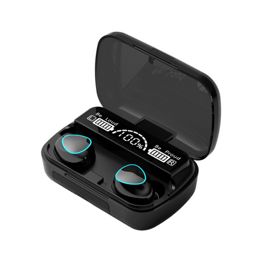 Fone de Ouvido Sem Fio MF10 Intra Auricular, Bluetooth, com Microfone, Recarregável